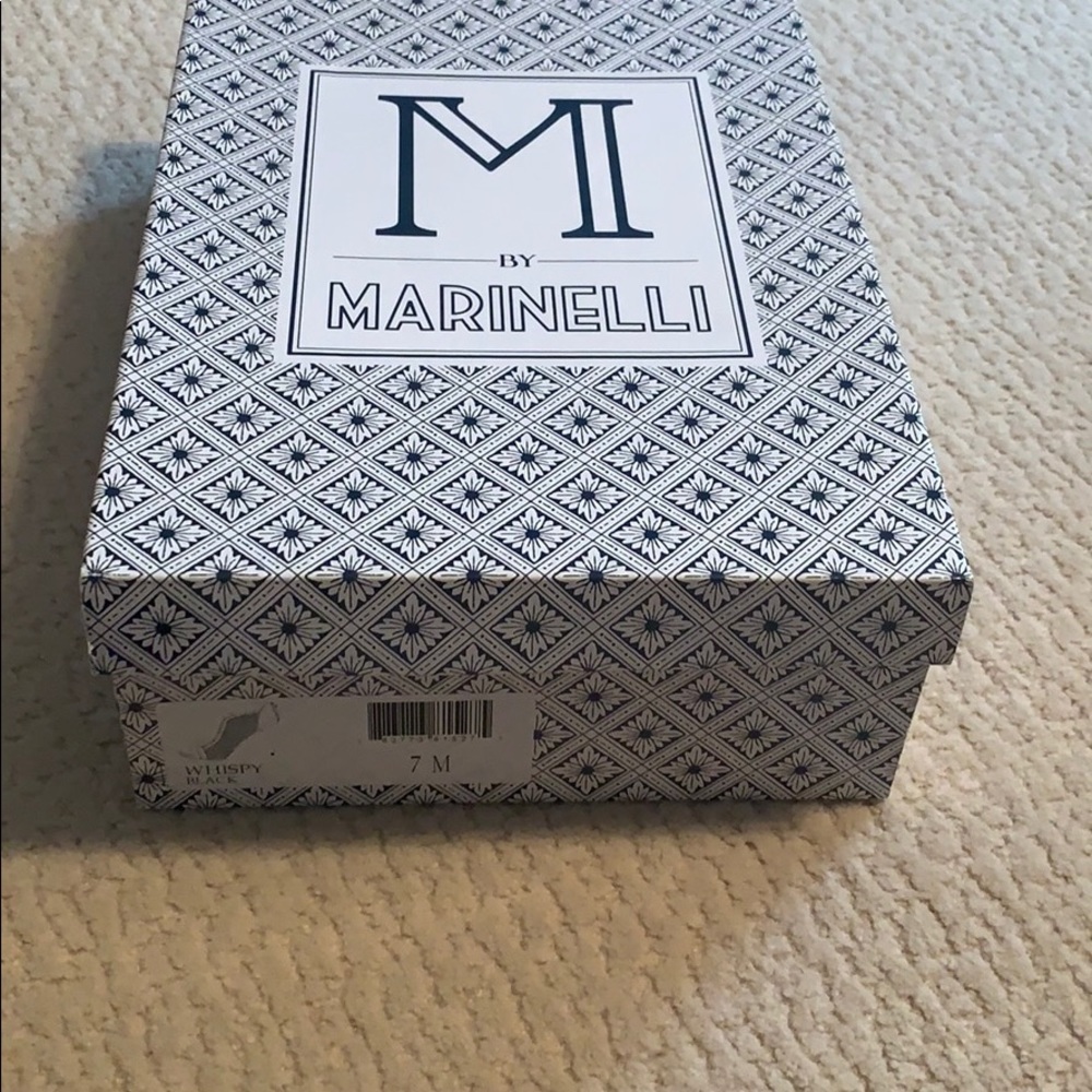 M By Marinelli Black Whispy Heels View 6